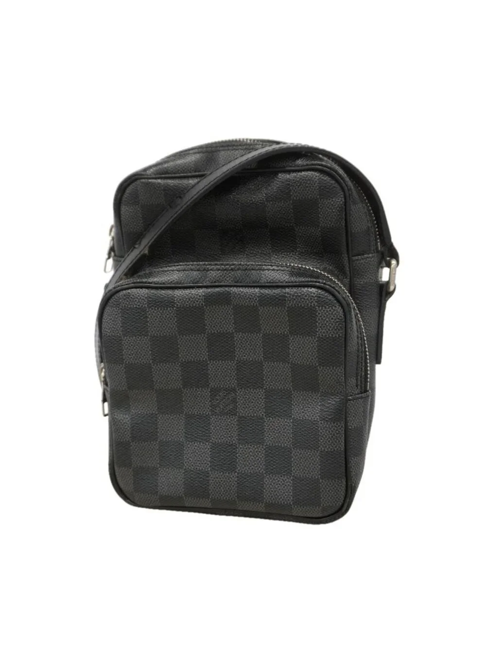Louis Vuitton Shoulder Bag Damier Graphite Rem Black Gray